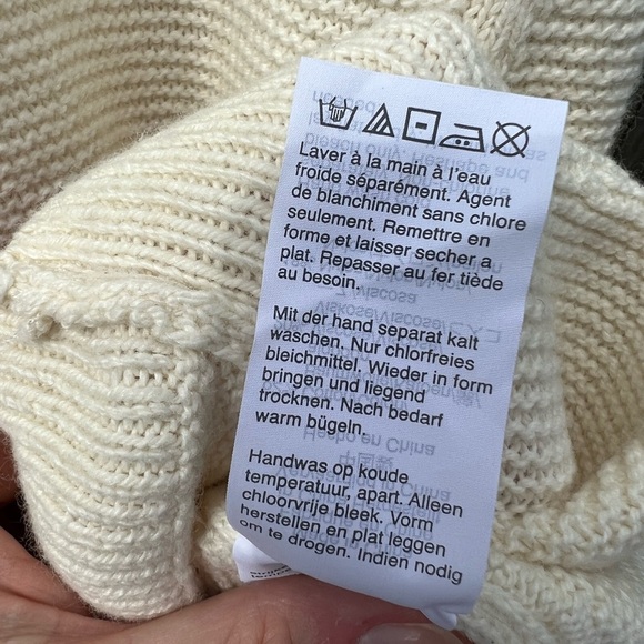 Madewell: Cream Sweater: Size XS - Picture 5 of 9